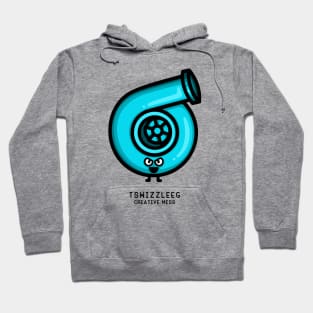 Meanest Turbo - Light Blue Hoodie